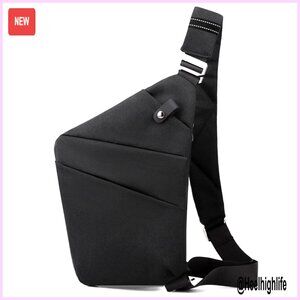 Small Sling Bag Crossbody Anti-Theft Chest Backpack for Travel Hiking Daypack